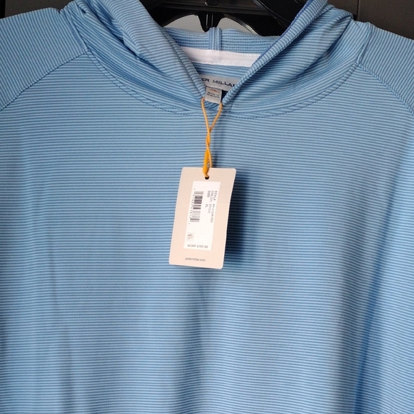Peter Millar Sky Blue Hoodie - Picture 3 of 7